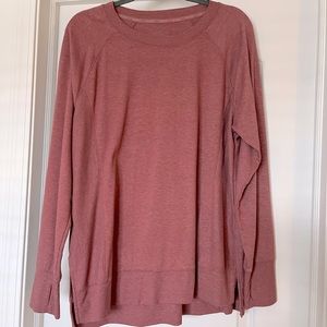 Long sleeve top with side slit detail